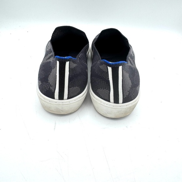 Rothy's Black and Gray Camouflage Slip-On Loafers - Picture 4 of 7